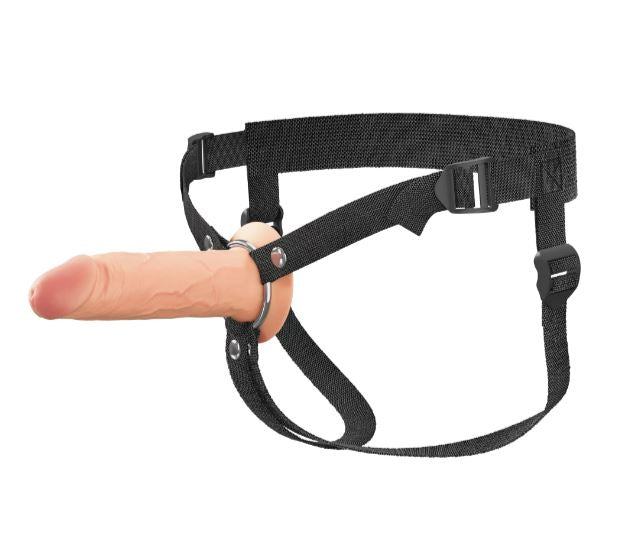 Fantasy X-Tensions Elite Hollow Silicone Strap-On 6in Light