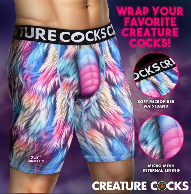 Creature Wear Mystique Unicorn Boxer Shorts - X-Large