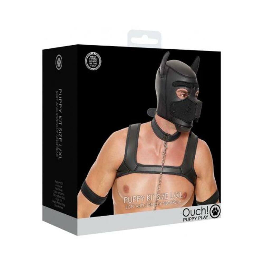 Ouch Neoprene Puppy Kit L/xl Black