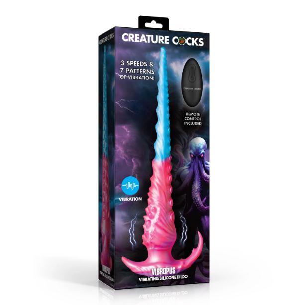 Vibropus Vibrating Silicone Dildo