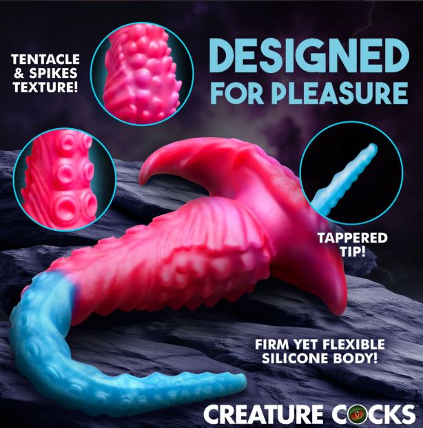 Vibropus Vibrating Silicone Dildo