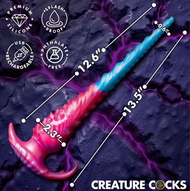 Vibropus Vibrating Silicone Dildo