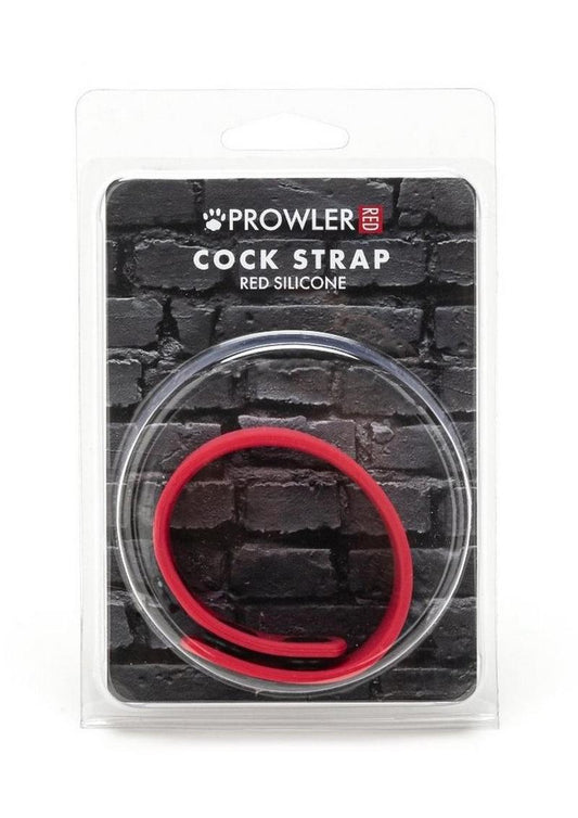 Prowler Red Silicone Cock Strap Red