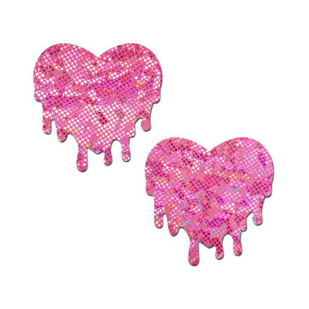 Pastease Pink Melty Heart Shattered Glass Disco Ball