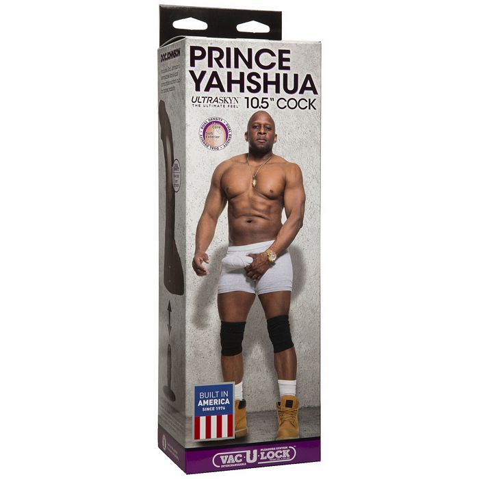 Prince Yahshua Ultraskyn 10.5 inches Cock Brown Dildo