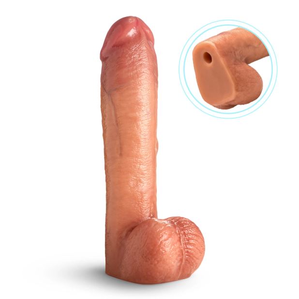 12" Cock Lock Dildo with Balls