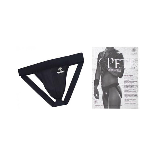 Spareparts Pete Freestyle Nylon Packing Jock Black Size Xl