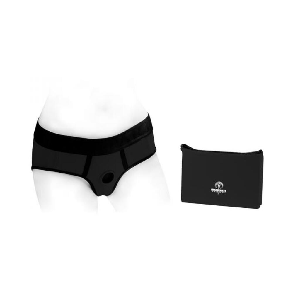 Spareparts Tomboi Nylon Briefs Harness Black Size S