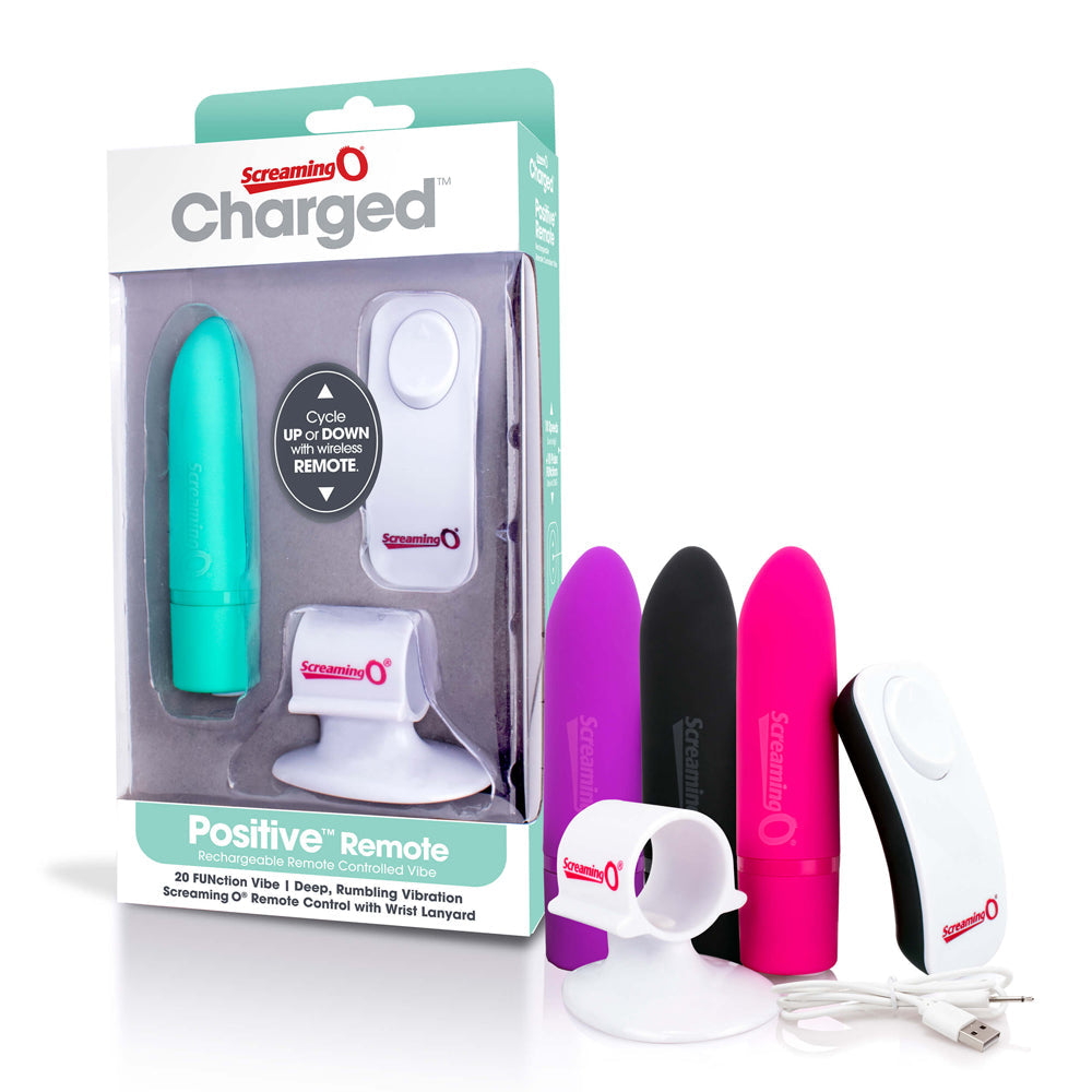Screaming O Charged Positive Remote Control - Kiwi Mint