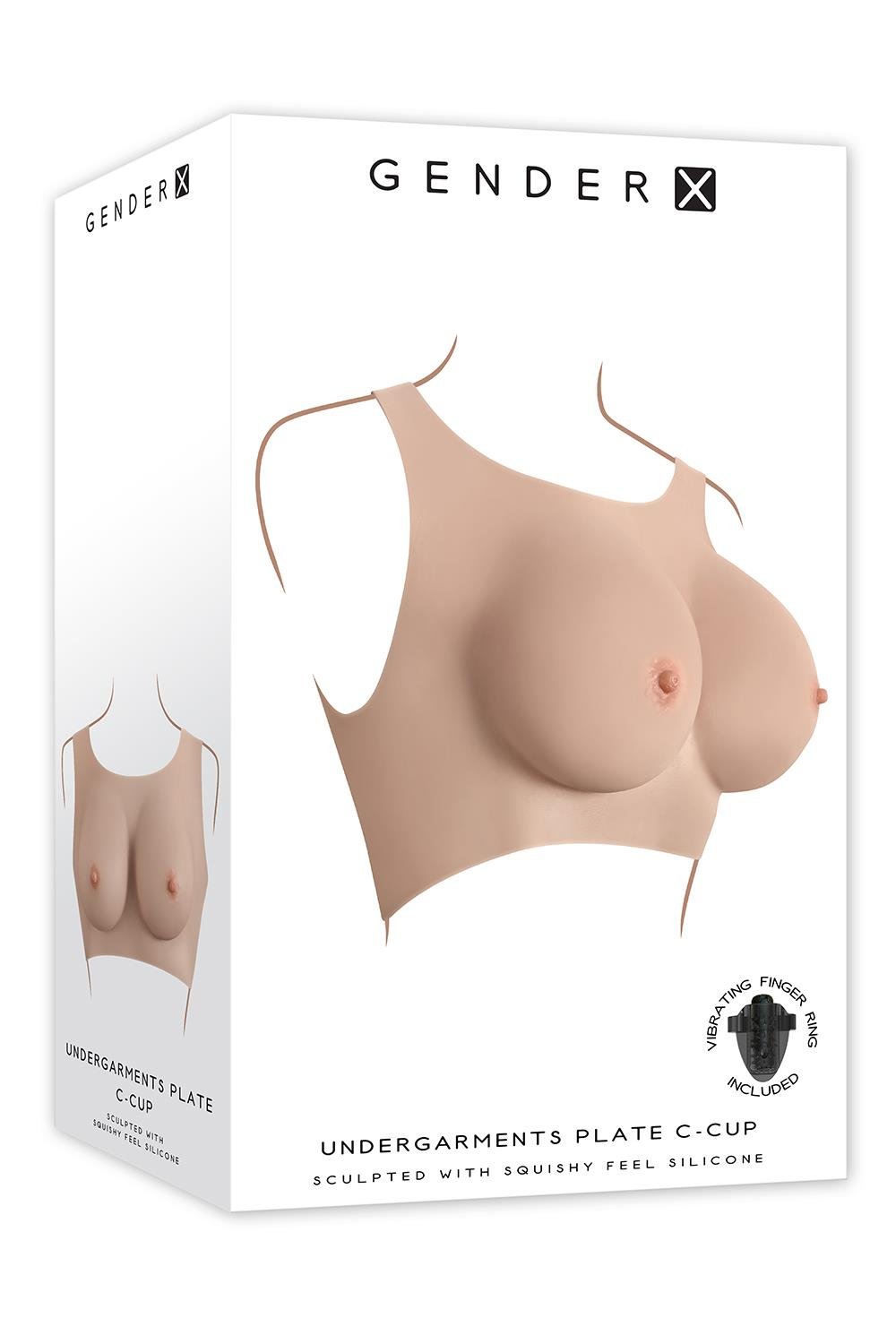 Gender X Undergarments Plate C-cup Silicone Light