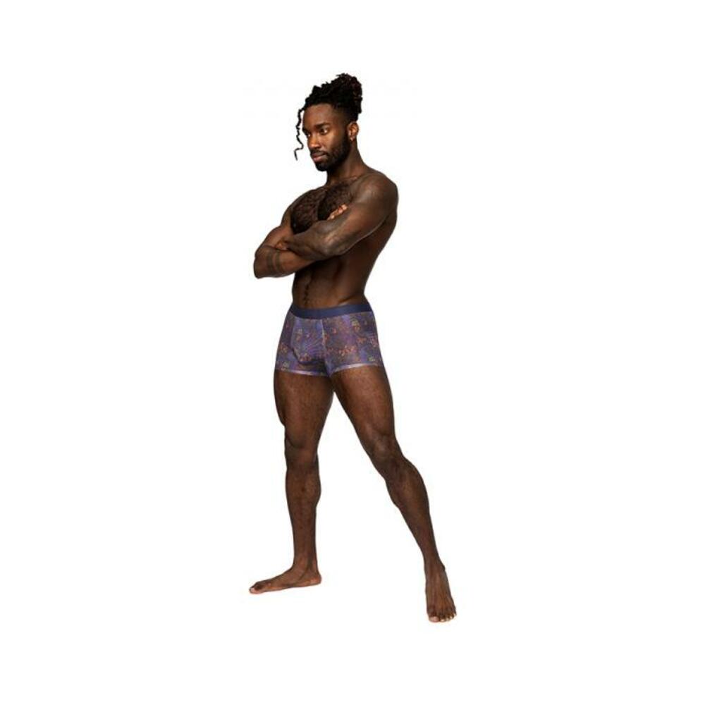 Male Power Sheer Prints Seamless Sheer Short Spatter M