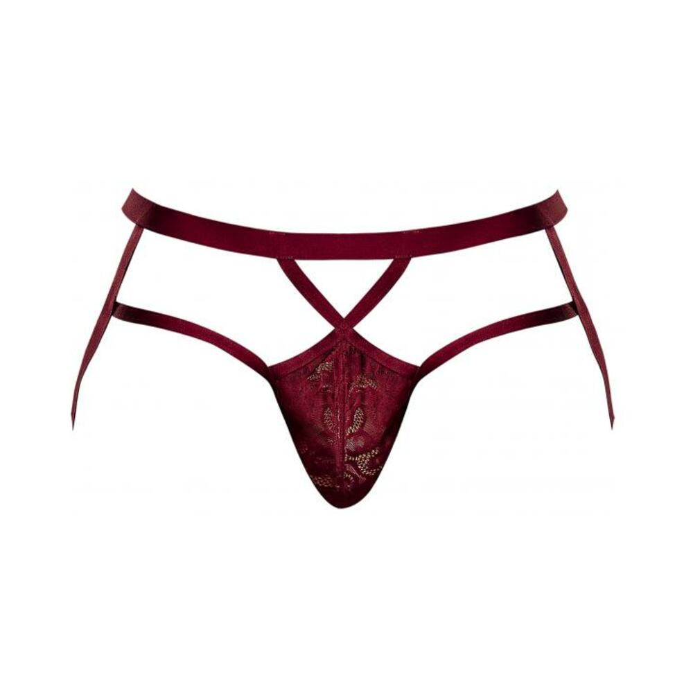 Lucifer Strappy Jock Burgundy L/xl
