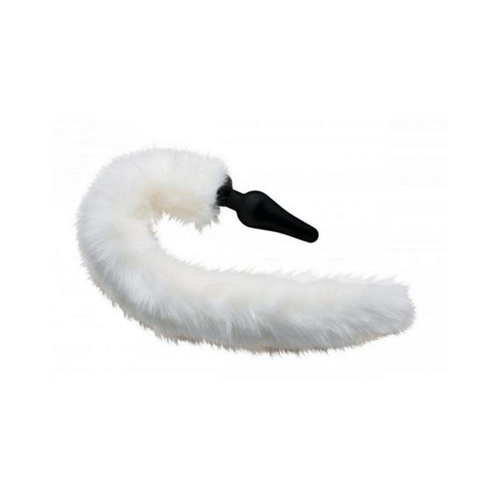 White Fox Tail Anal Plug and Ears Set