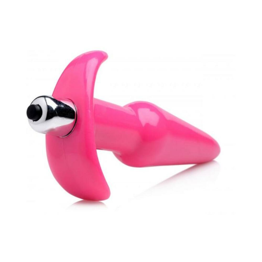 Smooth Vibrating Anal Plug - Pink