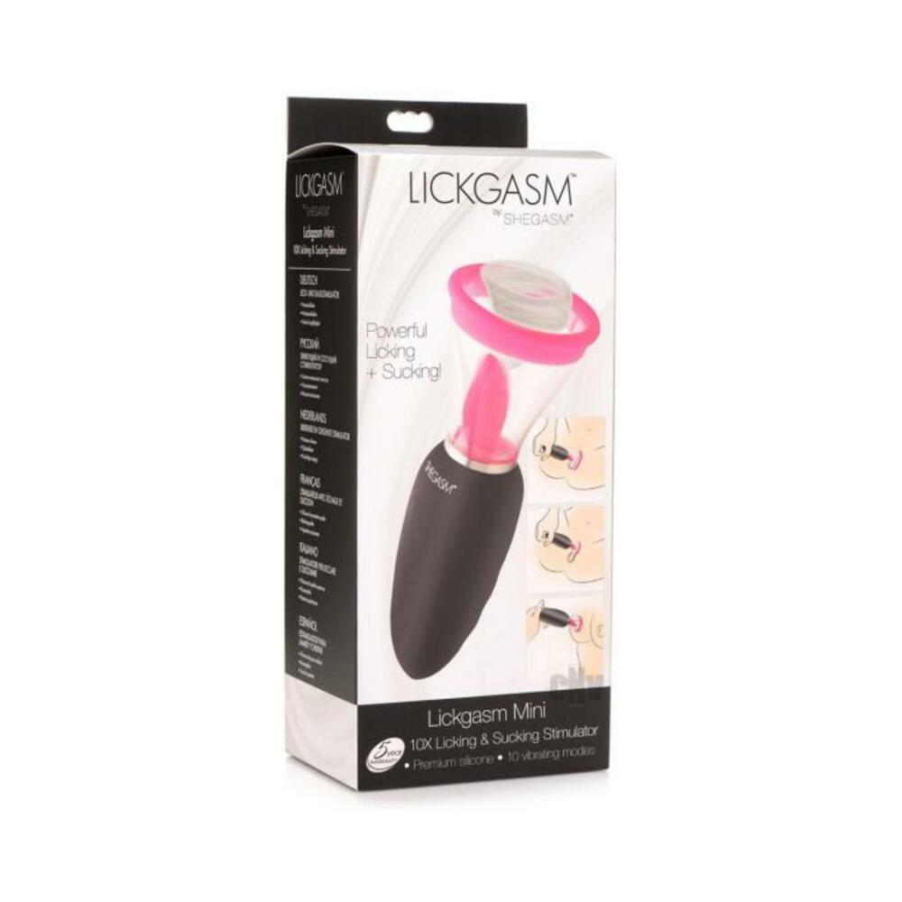 Lickgasm Mini 10X Silicone Licking and Sucking Stimulator