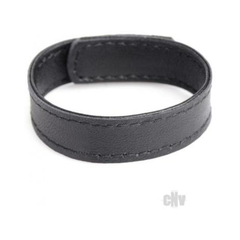 Leather and Velcro Cock Ring