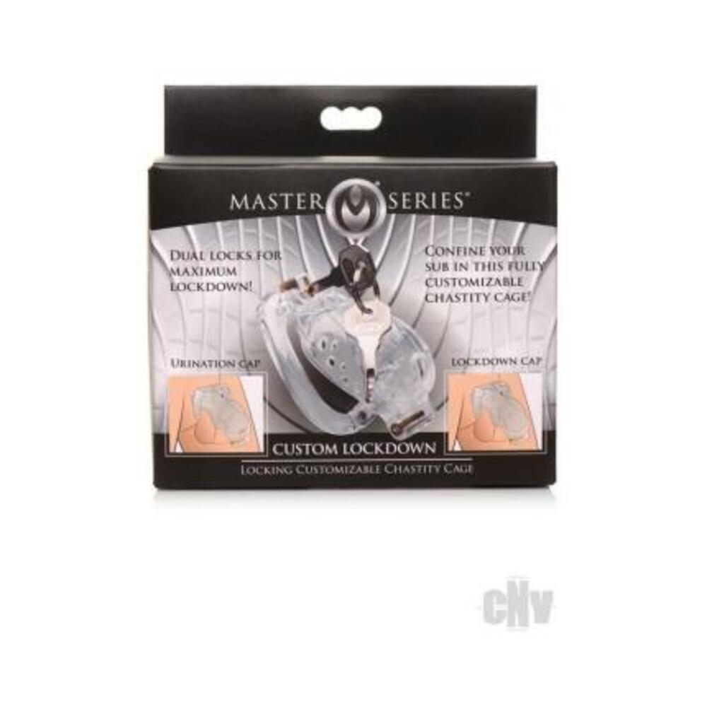 Lockdown Customizable Chastity Cage - Clear