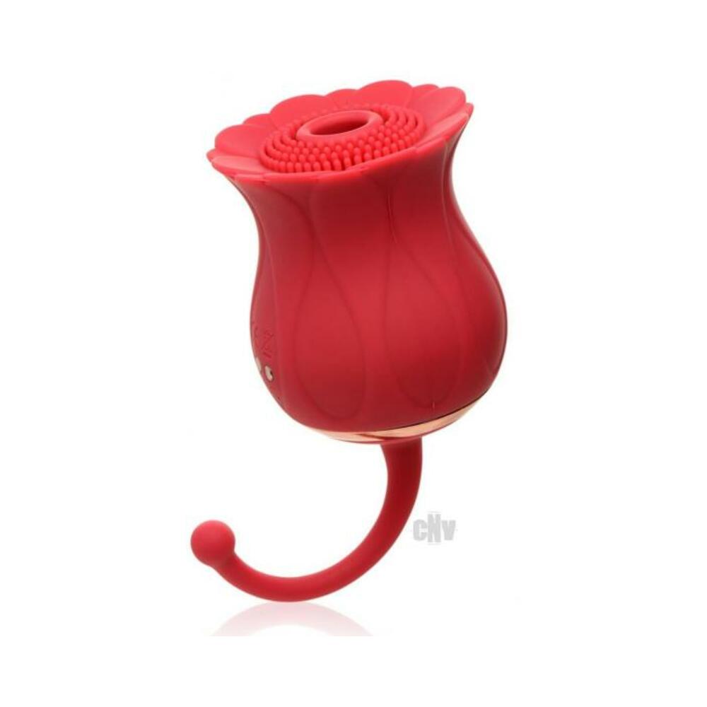 Royalty Rose Textured Suction Clit Stimulator
