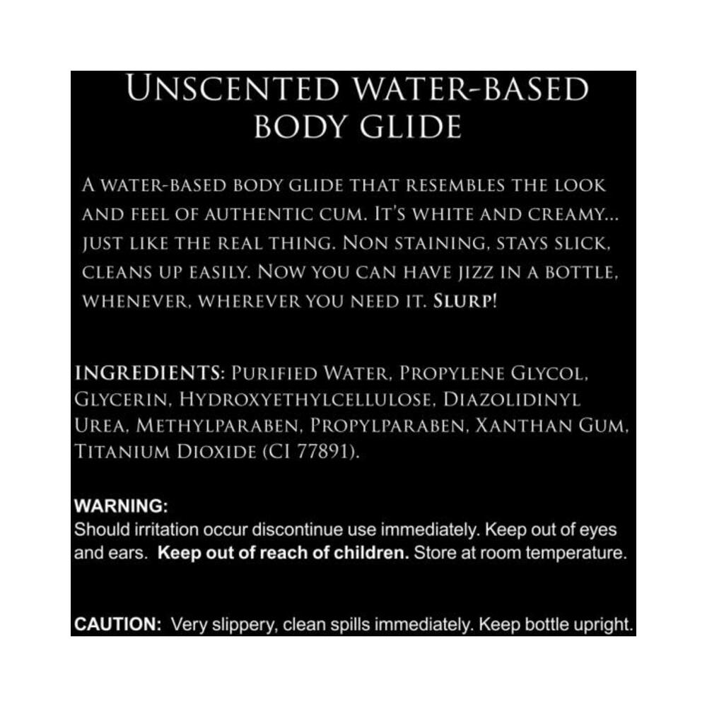Jizz Unscented Water-Based Lube - 16oz