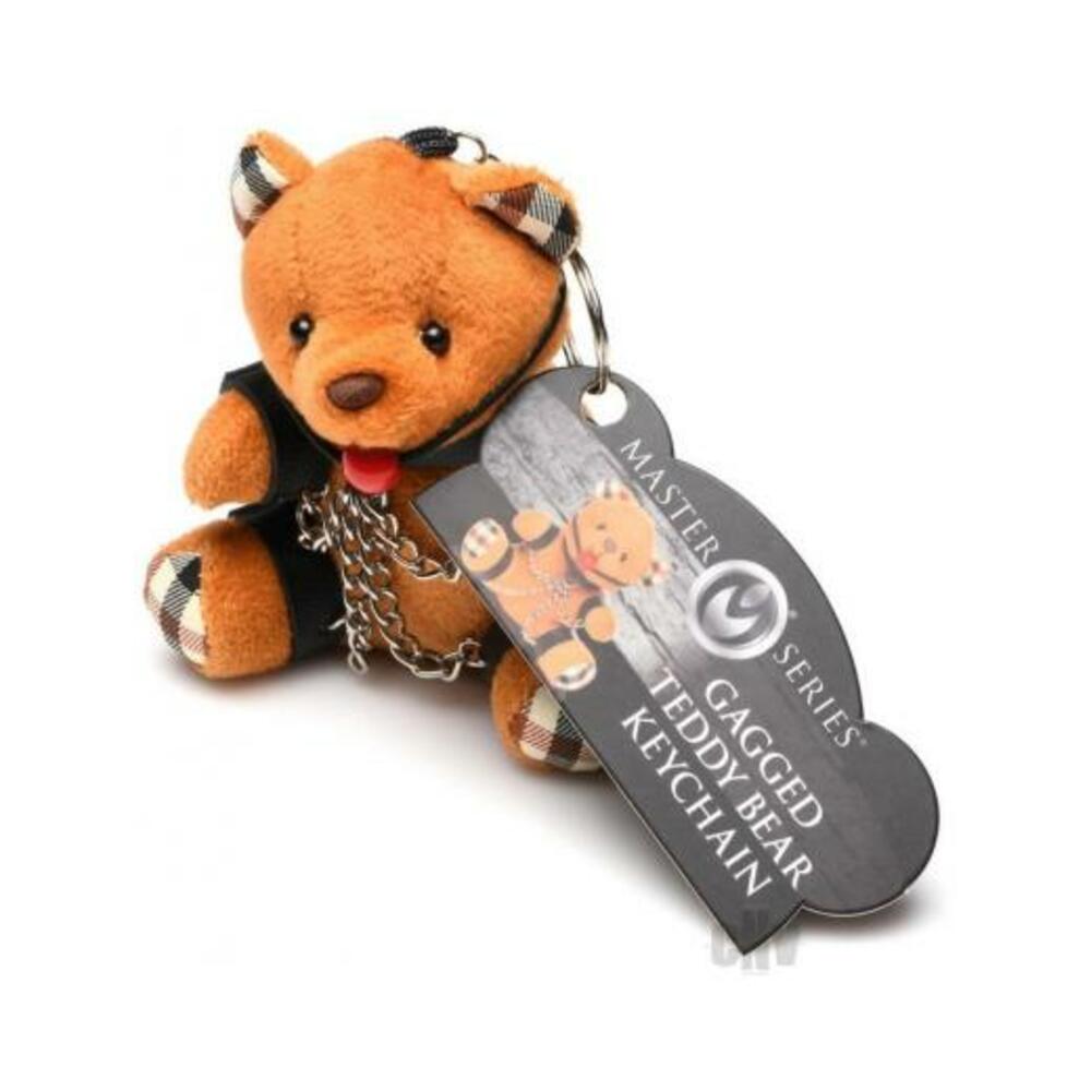 Gagged Teddy Bear Keychain