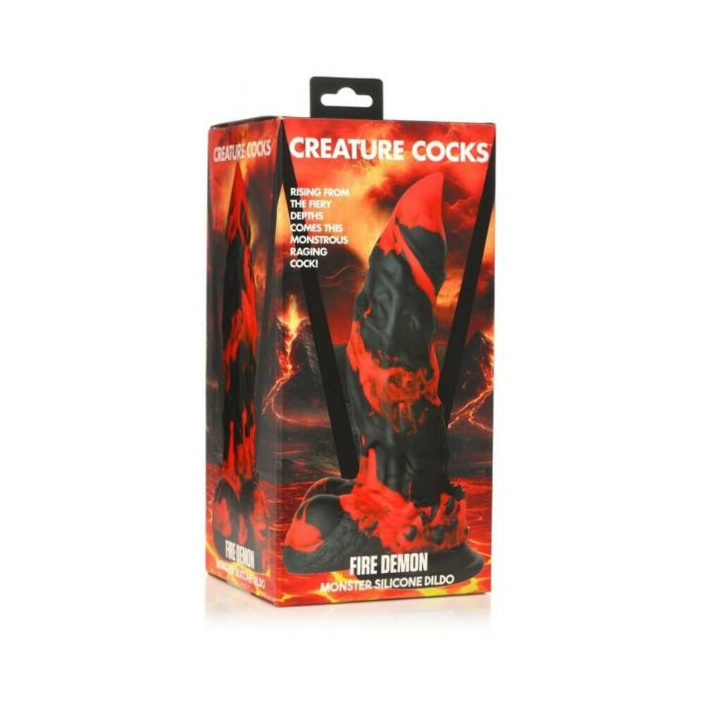 Fire Demon Monster Silicone Dildo