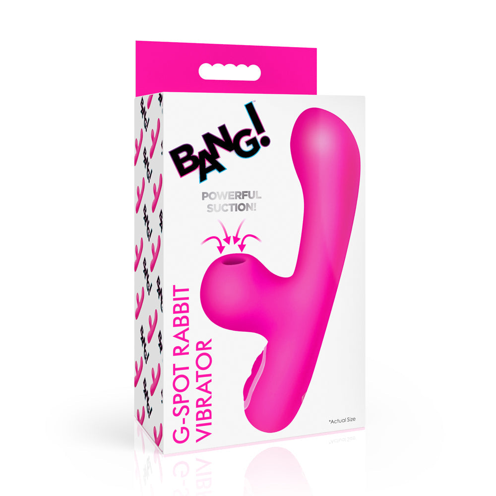 Mini Suction Silicone G-Spot Rabbit Vibrator