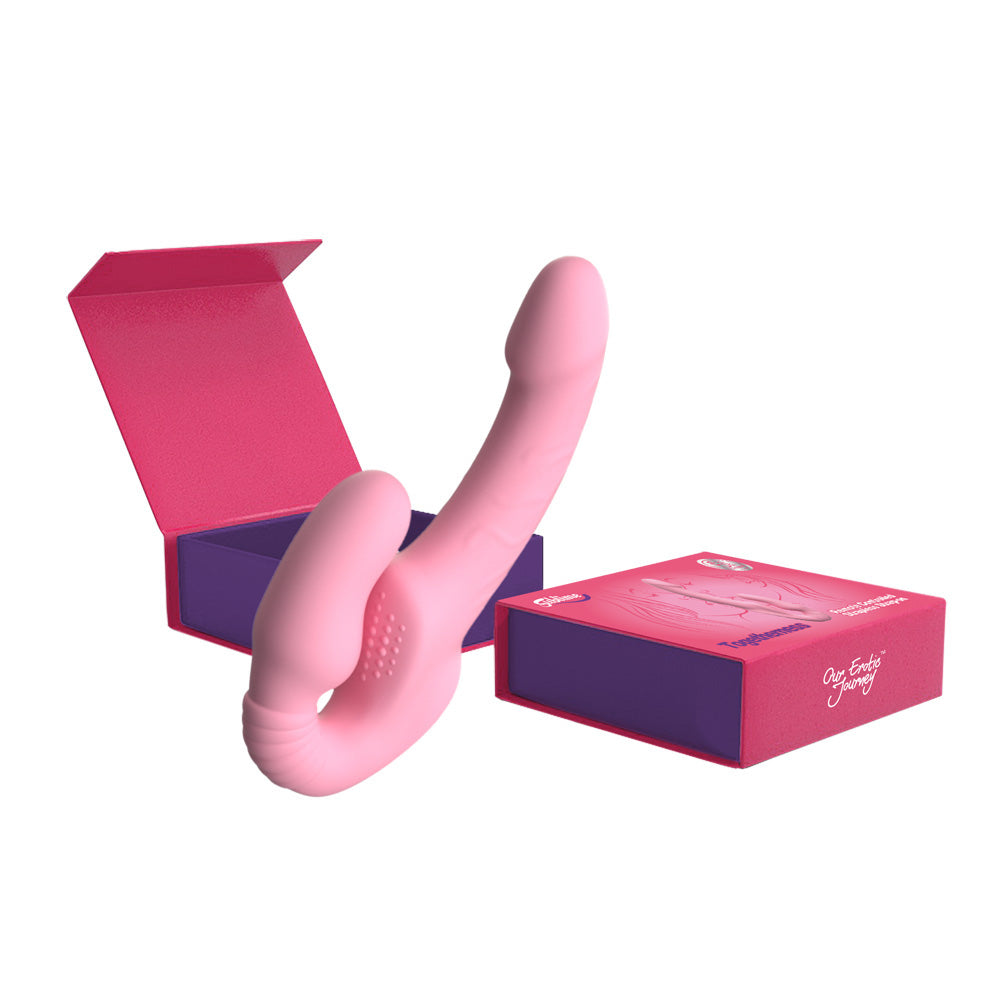 Sublime Togetherness Silicone Strapless Strap-On Pink