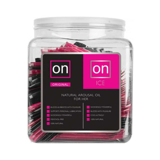 On For Her Arousal Gel Single Use Original & Ice Tub Of 75