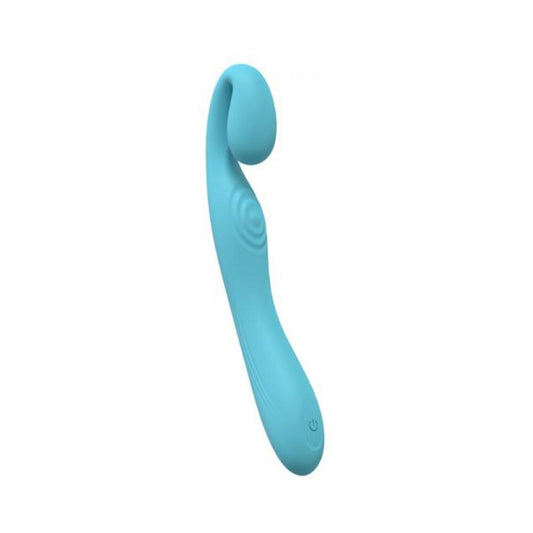 Loveline Obsession 10 Speed Dual Motor Vibe Sealed Silicone Rechargeable Submersible Blue