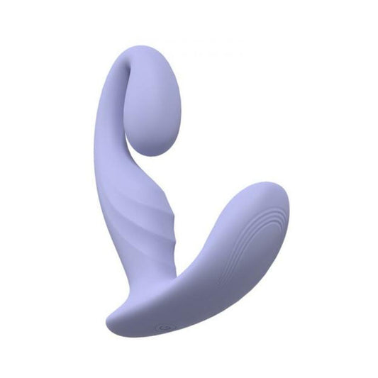 Loveline Bliss 10 Speed Dual Motor Vibe Sealed Silicone Rechargeable Submersible Lavender