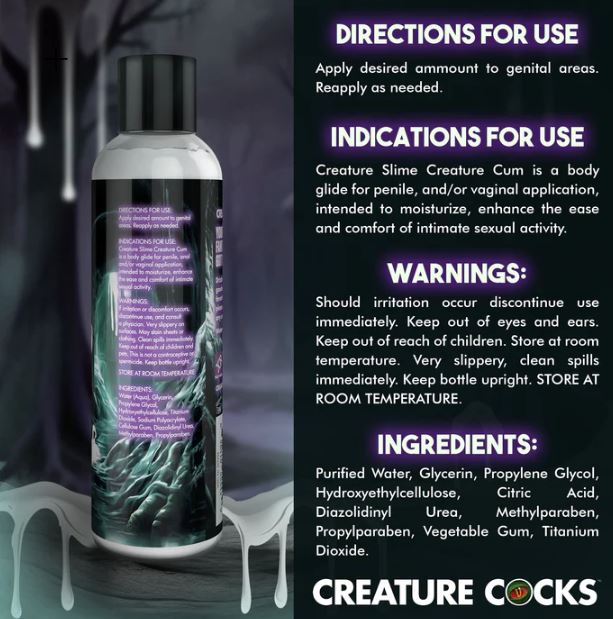 Creature Slime Creature Cum - 8oz