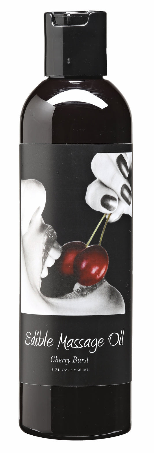 Massage Oil Edible Cherry 8 OZ