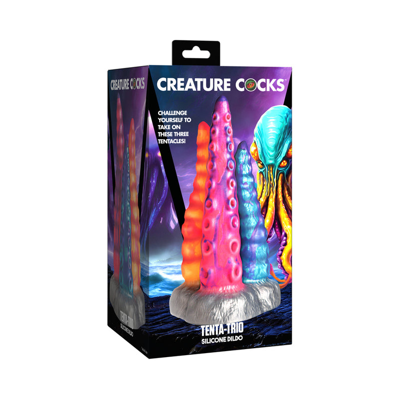 Tenta-Trio Silicone Dildo