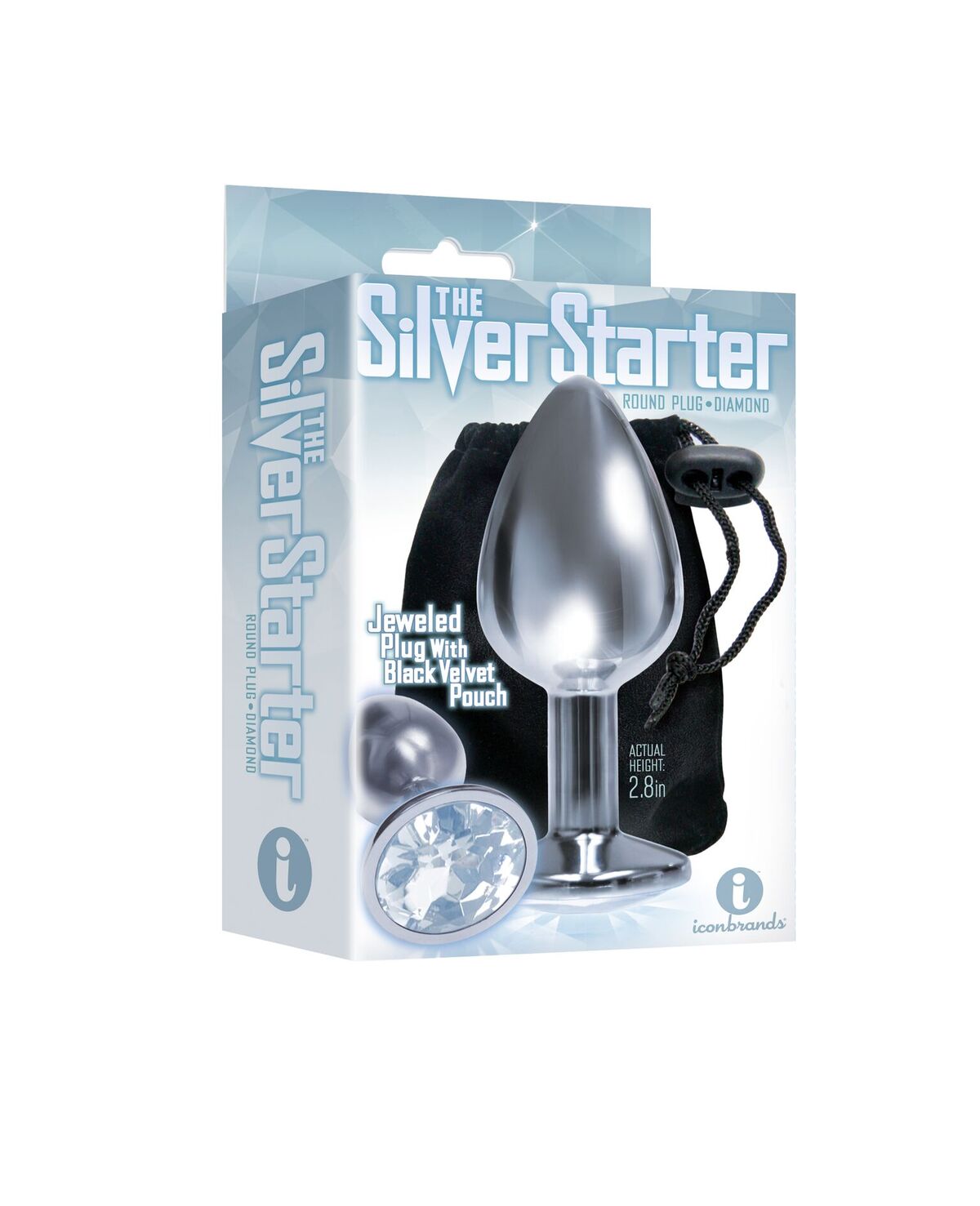 The 9 Silver Starter Plug Diamond