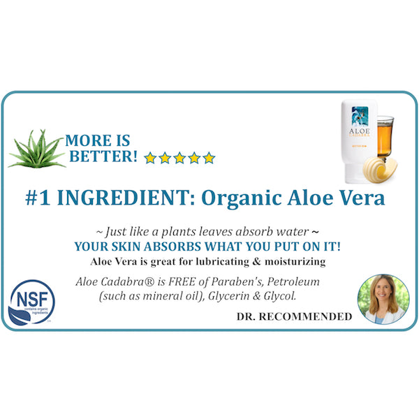 Aloe Cadabra Organic Lubricant - 2.5 Oz Bottle Butter Rum