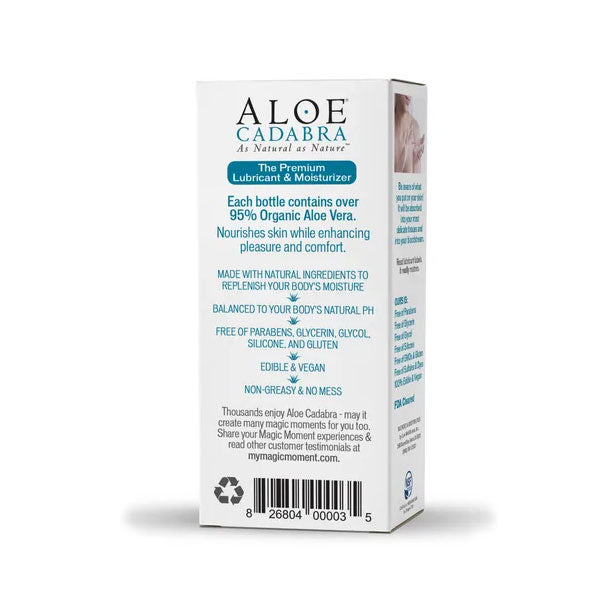 Aloe Cadabra Organic Lubricant - 2.5 Oz Bottle Naked Strawberry