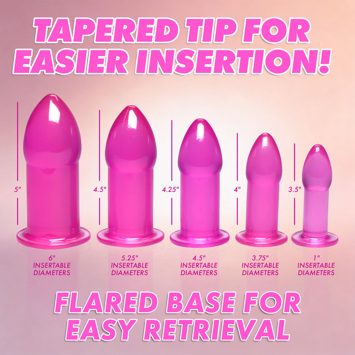5 Piece Anal Trainer Set - Purple