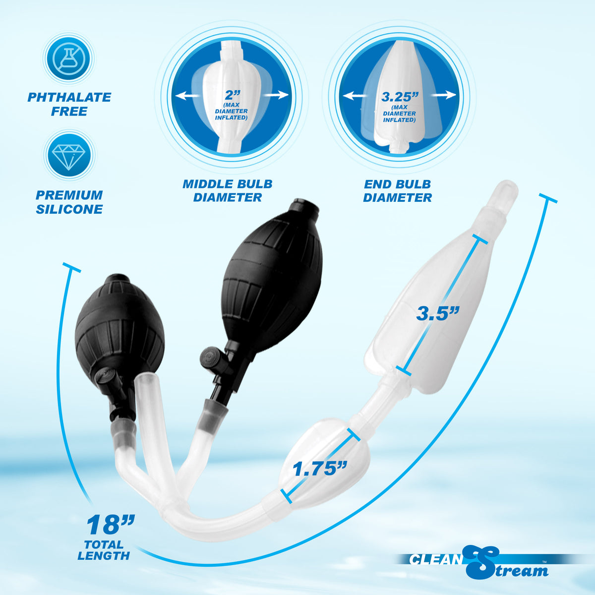 Double Bulb Enema System