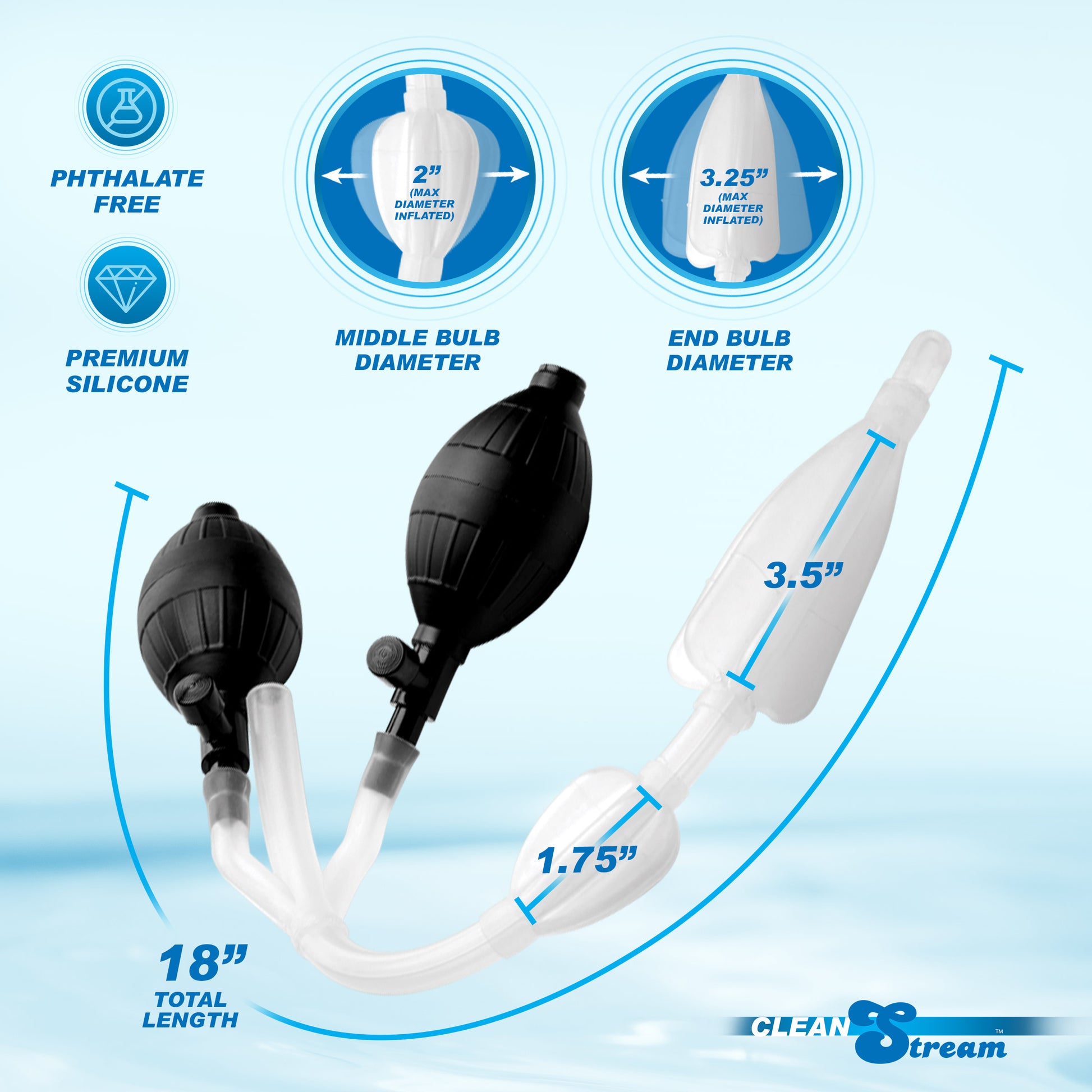 Double Bulb Enema System