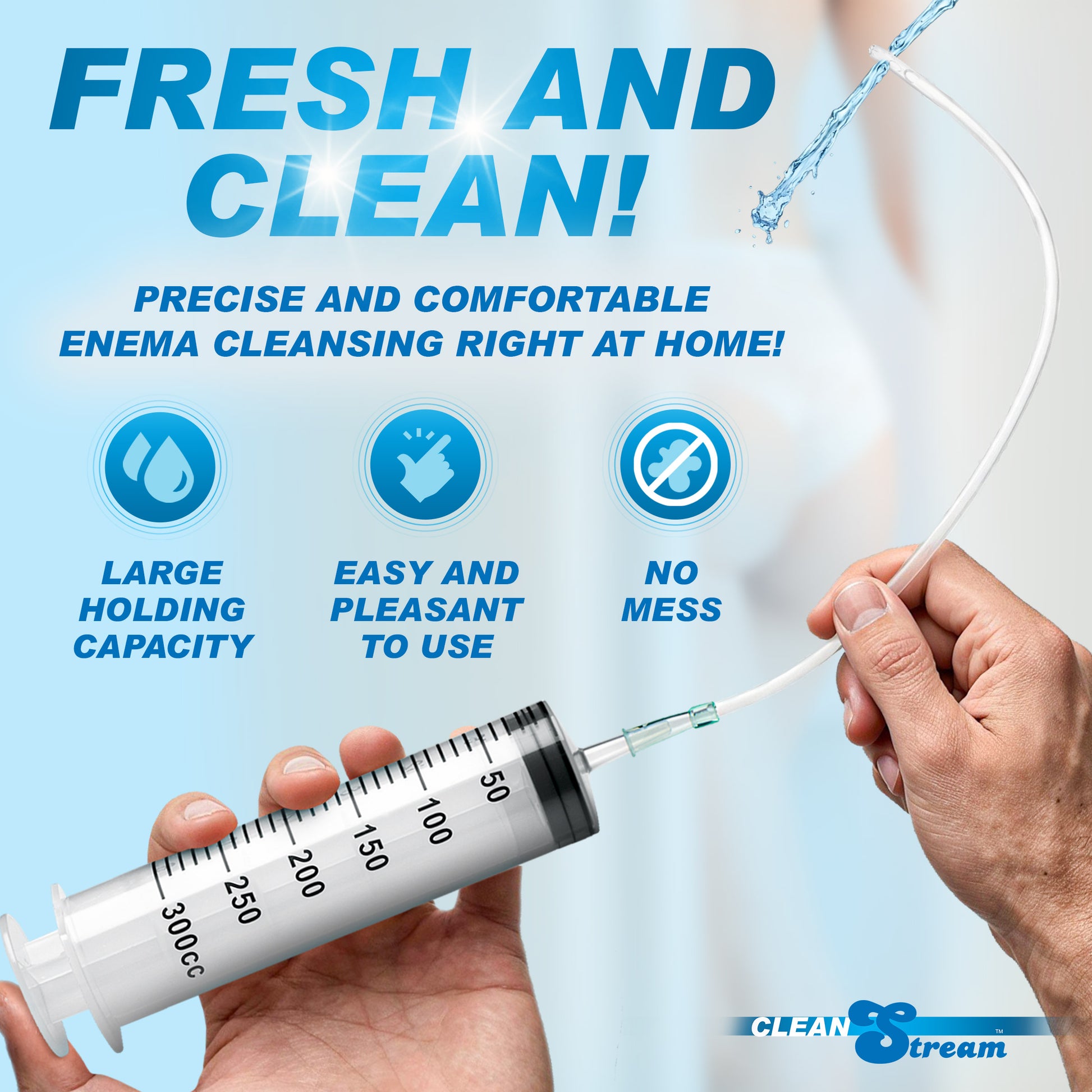 Enema Syringe with Tube - 300ml