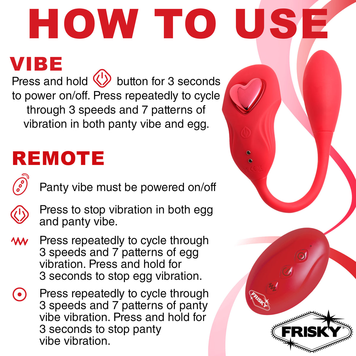 Double Love Connection Silicone Panty Vibe with Remote Control