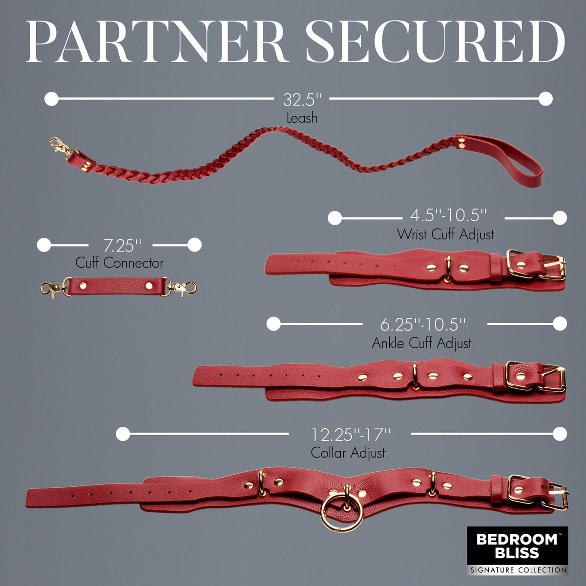 Lover's Restraints Set - Red