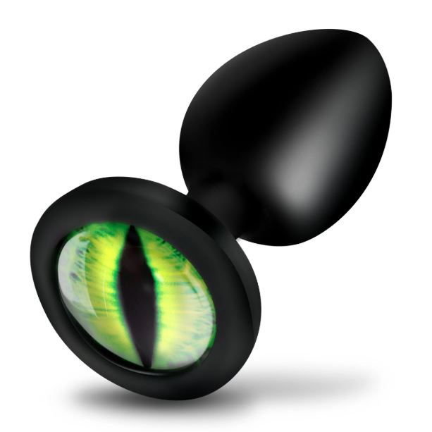 Creature Eye Green Eye Silicone Butt Plug - Small