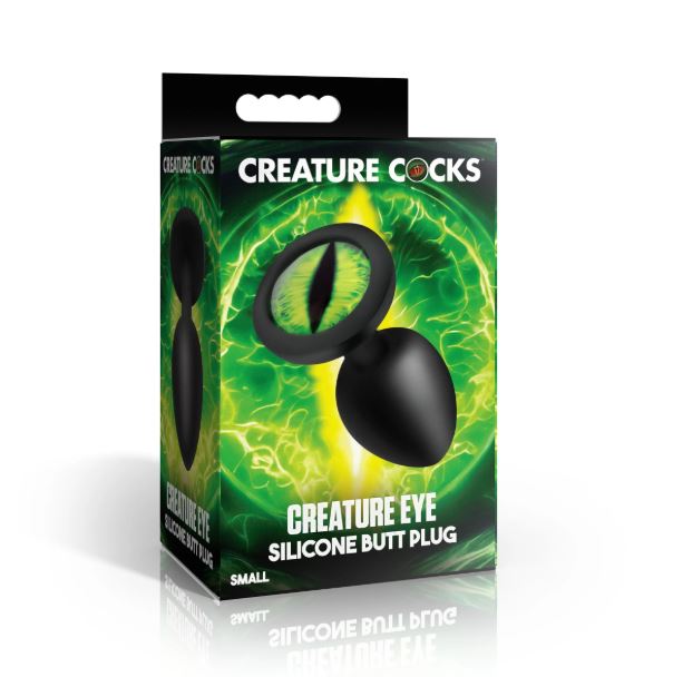 Creature Eye Green Eye Silicone Butt Plug - Small