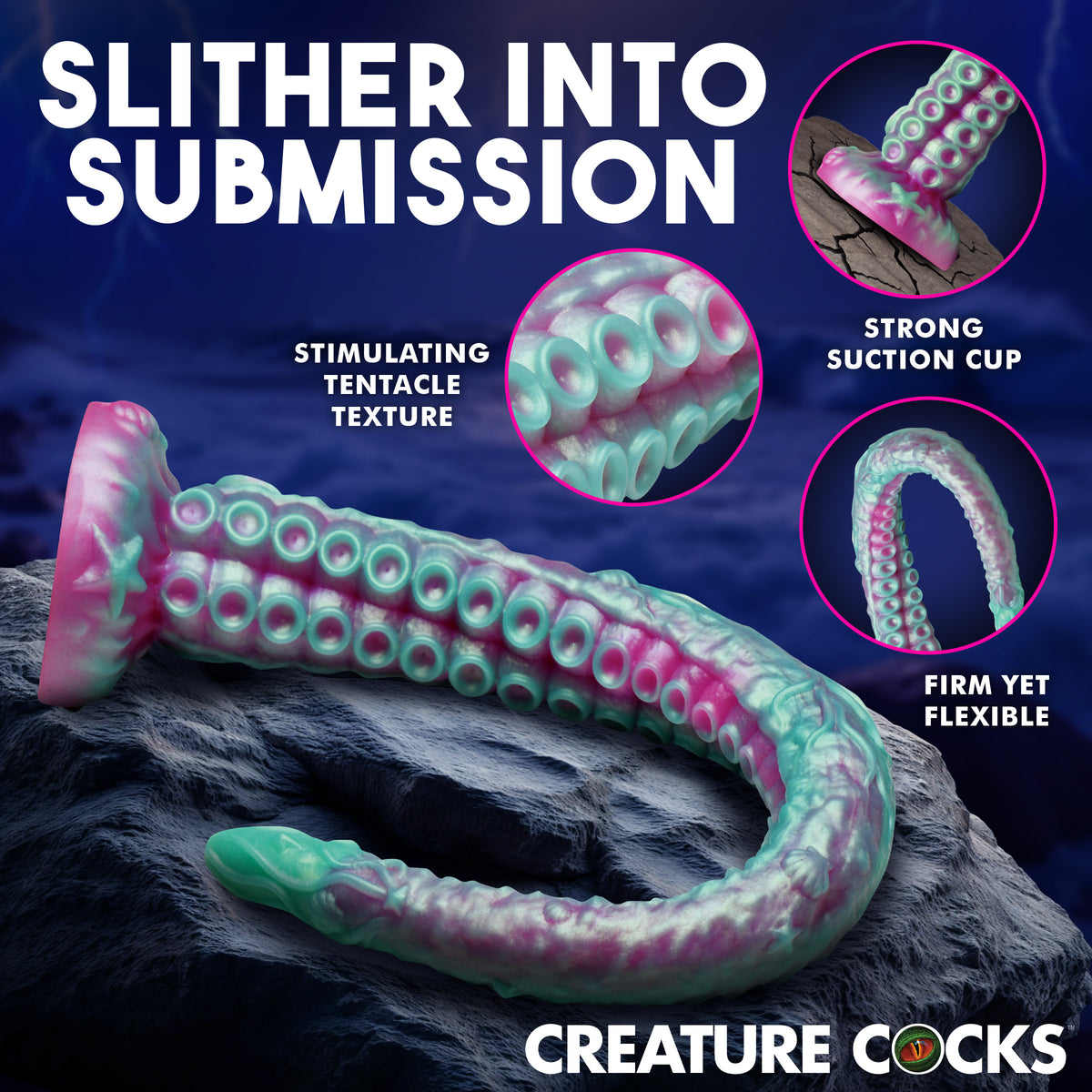 Tenta Harness Silicone Dildo with Harness