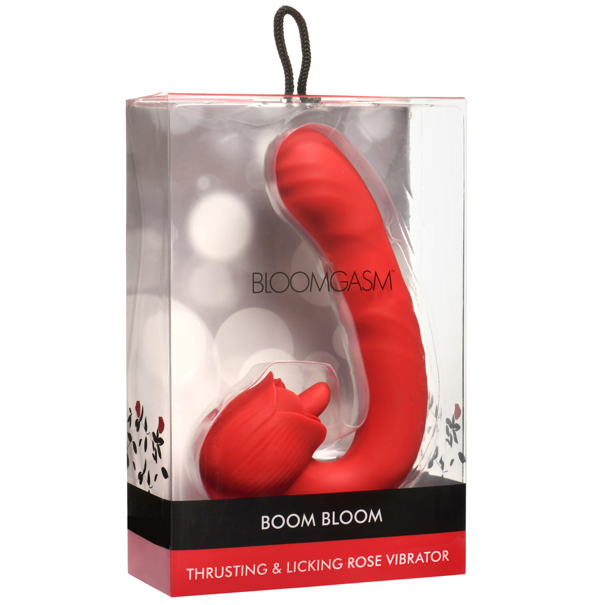 Boom Bloom Thrusting and Licking Rose Vibrator