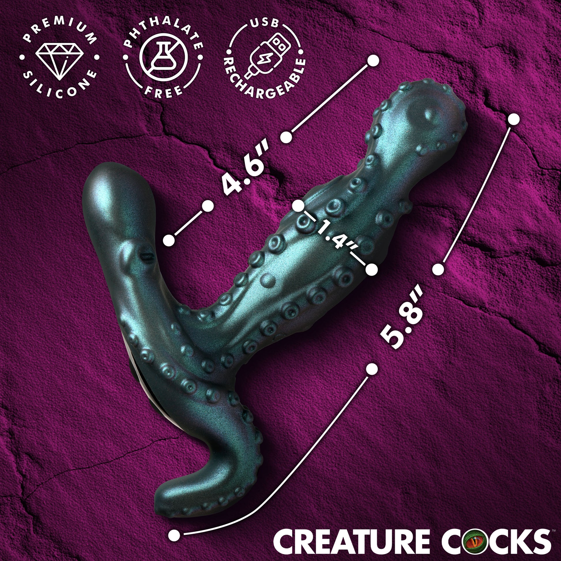Octoprobe Gyrating Prostate Vibrator