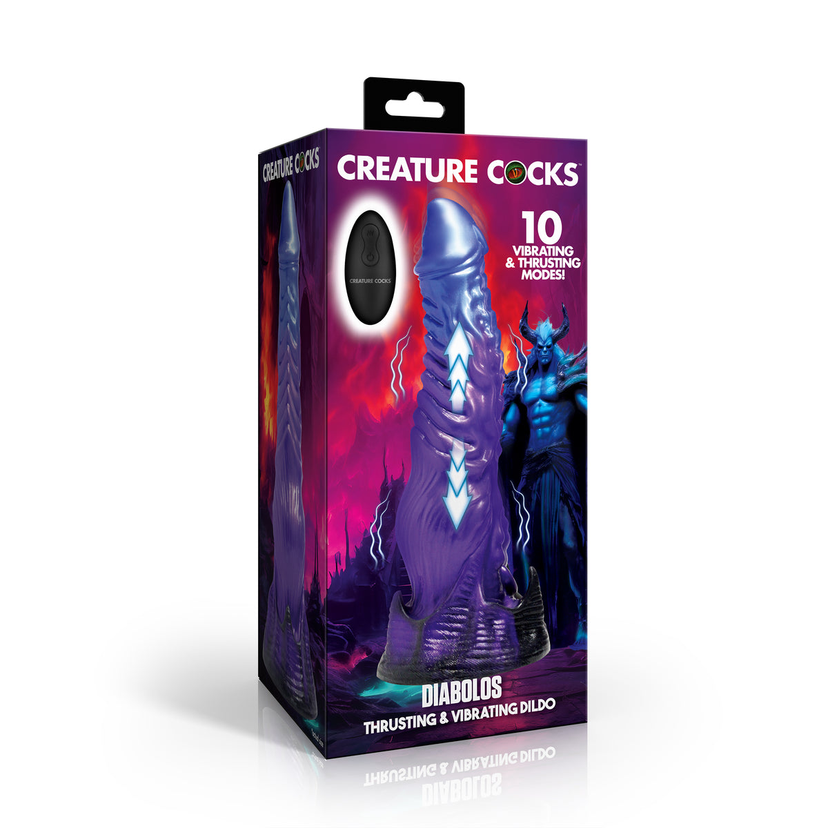 Diabolos Thrusting and Vibrating Dildo