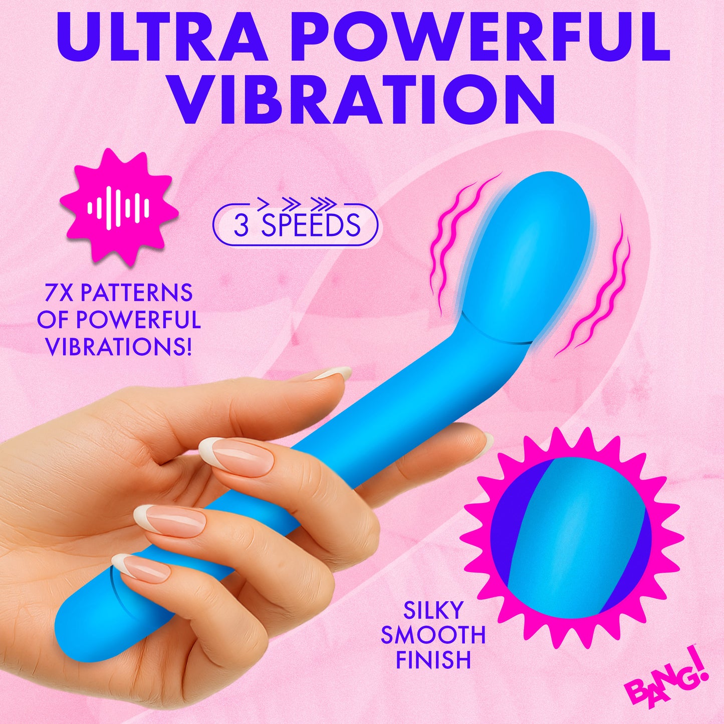 Slim G-Spot Vibrator - Blue