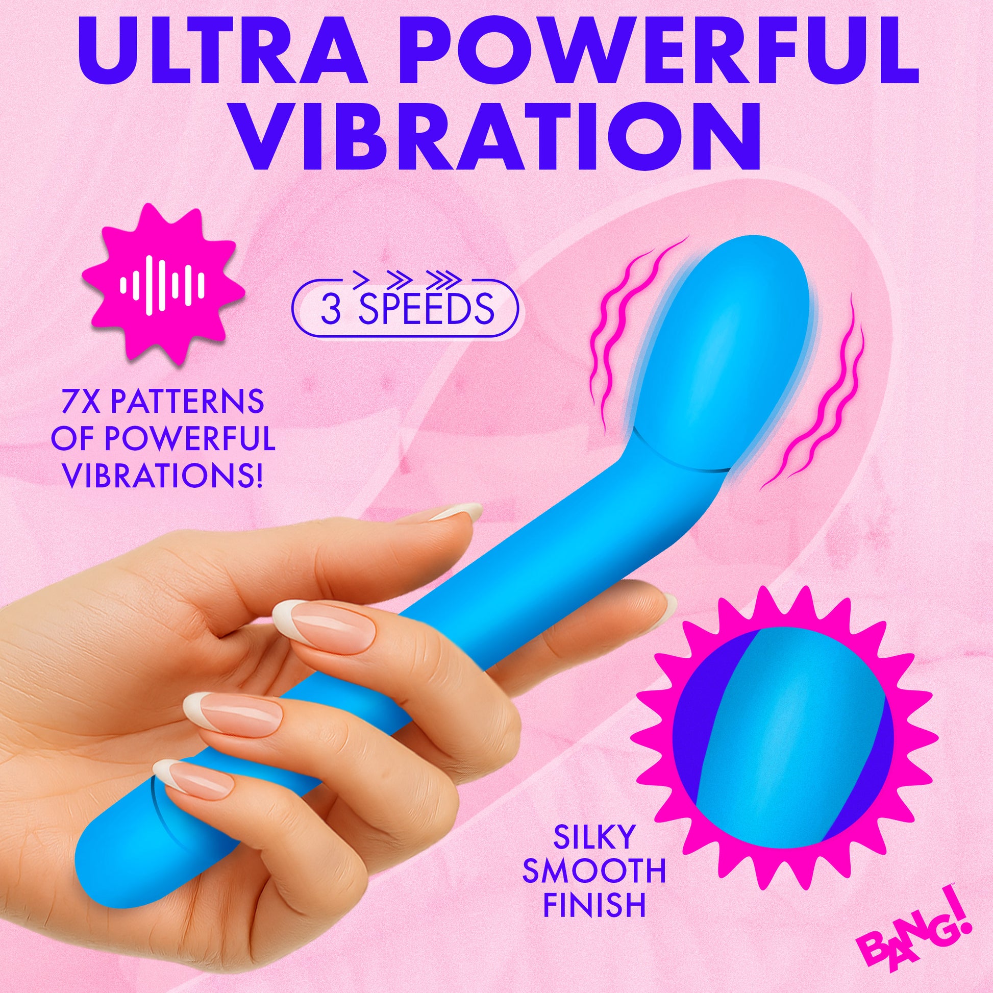 Slim G-Spot Vibrator - Blue